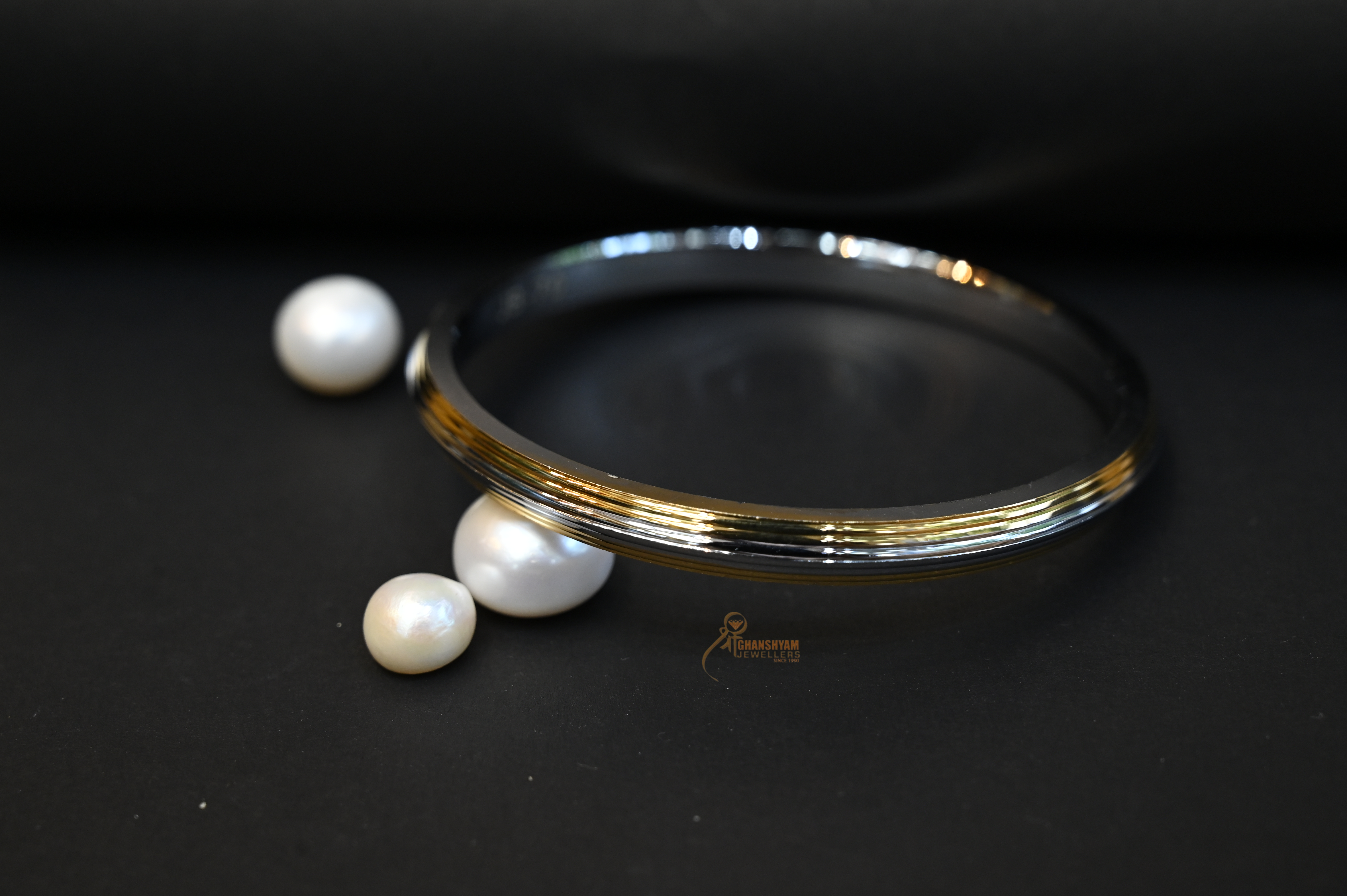FANCY DOUBLE TONE GENTS BANGLE 