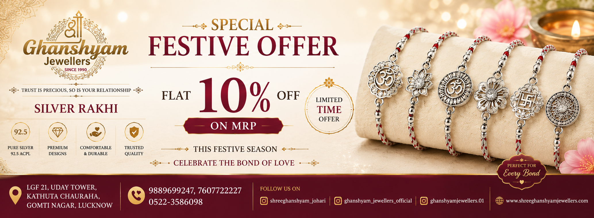 Offer Banner (Silver Rakhi)